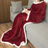 Sofa TV Wearable Blanket With Sleeves
